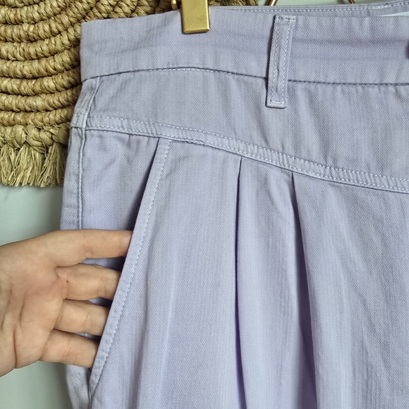 SUNDRY, New, Revolve High Waist Pleated Lavender Trouser Pants Womens Size 30 - Picture 5 of 15